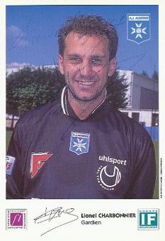 Lionel Charbonnier  AJ Auxerre   Fußball Autogrammkarte original signiert 