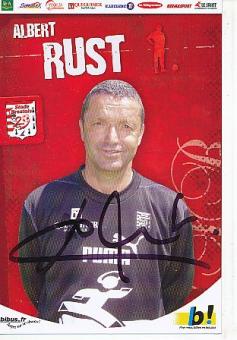 Albert Rust  Stade Brestols  Fußball Autogrammkarte original signiert 