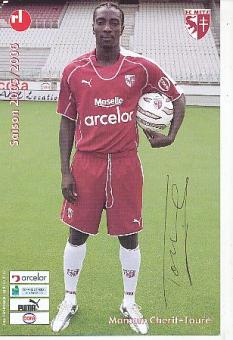 Mamam Cherif Toure  FC Metz  Fußball Autogrammkarte original signiert 