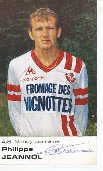 Philippe Jeannol  AS Nancy  Fußball Autogrammkarte original signiert 