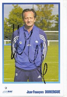 Jean Francois Domergue  Le Havre AC  Fußball Autogrammkarte original signiert 