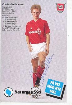 Ole Møller Nielsen   Dänemark  Fußball Autogrammkarte original signiert 