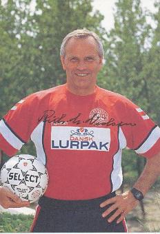 Richard Möller Nielsen † 2014  Dänemark  Fußball Autogrammkarte original signiert 