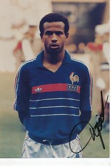 Jean Tigana  Frankreich Europameister EM 1984  Fußball Autogramm Foto original signiert 