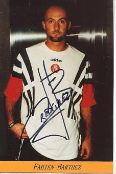 Fabien Barthez  AS Monaco & Frankreich Weltmeister WM 1998  Fußball Autogramm Foto original signiert 
