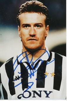 Didier Deschamps   Juventus Turin & Frankreich Weltmeister WM 1998  Fußball Autogramm Foto original signiert 