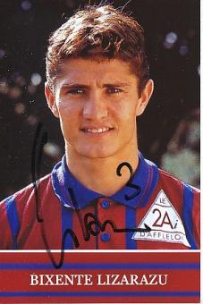 Bixente Lizarazu  Girondins Bordeaux &  Frankreich  Weltmeister WM 1998  Fußball Autogramm Foto original signiert 