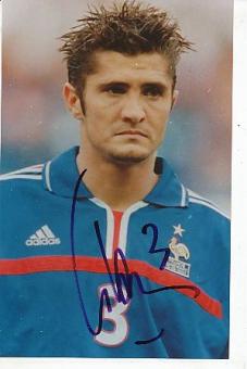 Bixente Lizarazu  Frankreich  Weltmeister WM 1998  Fußball Autogramm Foto original signiert 
