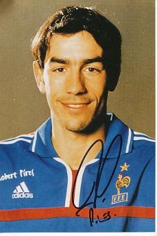 Robert Pires   Frankreich Weltmeister WM 1998  Fußball Autogramm Foto original signiert 