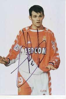 Willy Sagnol   AS Monaco  &  Frankreich Weltmeister WM 1998  Fußball Autogramm Foto original signiert 