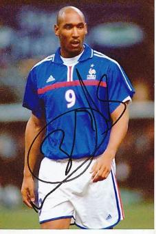 Nicolas Anelka  Frankreich  Fußball Autogramm Foto original signiert 