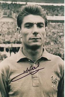 Jean Jacques Marcel † 2014 Frankreich WM 1958  Fußball Autogramm Foto original signiert 