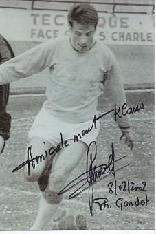 Philippe Gondet  Frankreich WM 1966  Fußball Autogramm Foto original signiert 