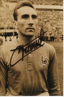 Andre Lerond † 2018 Frankreich WM 1958  Fußball Autogramm Foto original signiert 