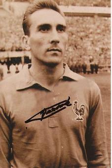 Andre Lerond † 2018 Frankreich WM 1958  Fußball Autogramm Foto original signiert 