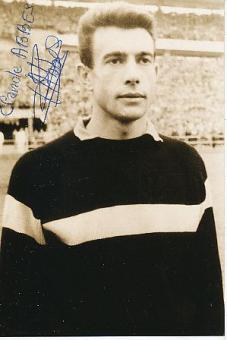 Claude Abbes † 2008  Frankreich WM 1938  Fußball Autogramm Foto original signiert 