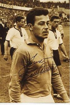 Just Fontaine  Frankreich WM 1958  Fußball Autogramm Foto original signiert 
