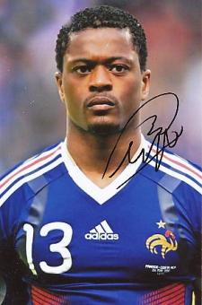 Patrice Evra  Frankreich   Fußball Autogramm Foto original signiert 