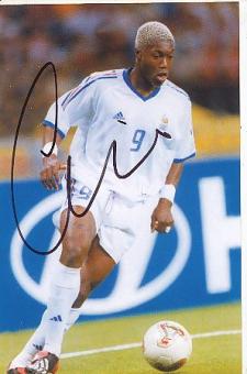 Djibril Cisse  Frankreich   Fußball Autogramm Foto original signiert 
