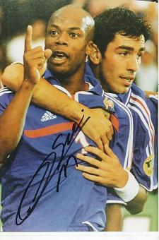 Sylvain Wiltord  Frankreich   Fußball Autogramm Foto original signiert 