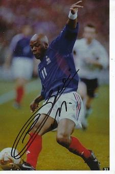 Sylvain Wiltord  Frankreich   Fußball Autogramm Foto original signiert 