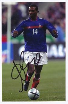 Eric Abidal  Frankreich   Fußball Autogramm Foto original signiert 