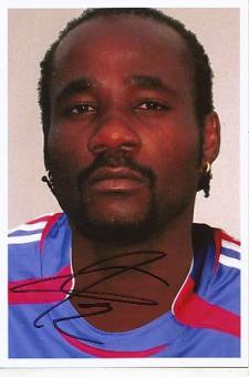 Pascal Chimbonda  Frankreich   Fußball Autogramm Foto original signiert 