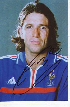 Vincent Candela  Frankreich Weltmeister WM 1998  Fußball Autogramm Foto original signiert 