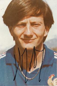 Jean Francois Domergue  Frankreich   Fußball Autogramm Foto original signiert 