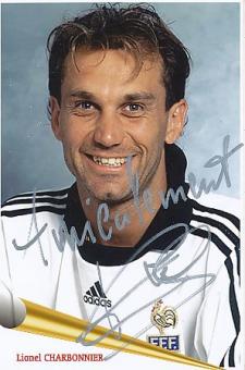 Lionel Charbonnier  Frankreich Weltmeister WM 1998  Fußball Autogramm Foto original signiert 