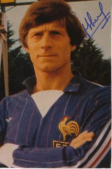 Jean Michel Larque   Frankreich   Fußball Autogramm Foto original signiert 