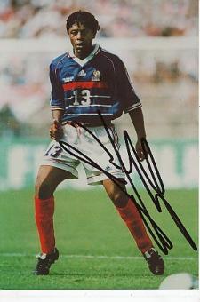 Bernard Diomede  Frankreich Weltmeister WM 1998  Fußball Autogramm Foto original signiert 