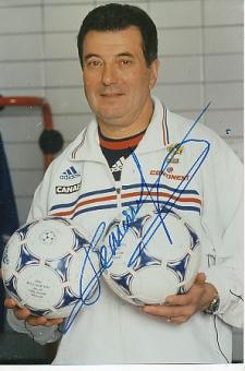 Roger Lemerre  Frankreich Europameister EM 2000  Fußball Autogramm Foto original signiert 