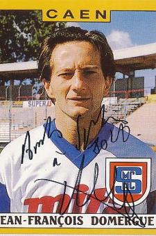 Jean Francois Domergue  SM Caen  Fußball Autogramm Foto original signiert 