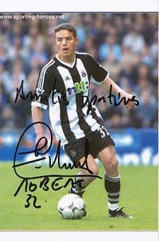 Laurent Robert  Newcastle United  Fußball Autogramm Foto original signiert 