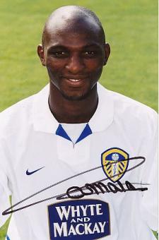 Zoumana Camara   Leeds United  Fußball Autogramm Foto original signiert 