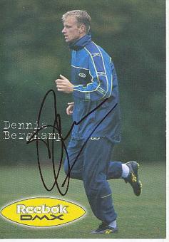 Dennis Bergkamp  Holland   Fußball Autogrammkarte original signiert 