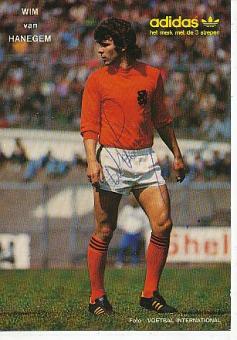 Wim van Hanegem  Holland  WM 1974  Fußball Autogrammkarte original signiert 