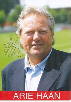Arie Haan  Holland  WM 1974  Fußball Autogrammkarte original signiert 