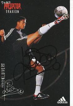 Patrick Kluivert  Holland   Fußball Autogrammkarte original signiert 