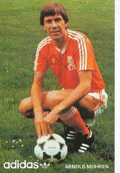 Arnold Mühren  Holland  Europameister EM 1988  Fußball Autogrammkarte original signiert 