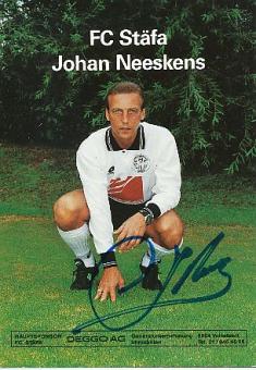 Johan Neeskens   FC Stäfa &  Holland WM 1974  Fußball Autogrammkarte original signiert 