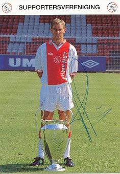 Ronald De Boer  Ajax Amsterdam  Fußball Autogrammkarte original signiert 