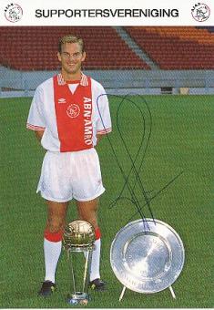 Ronald De Boer  Ajax Amsterdam  Fußball Autogrammkarte original signiert 