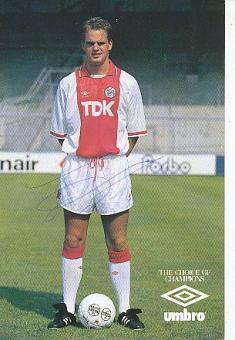 Frank De Boer  Ajax Amsterdam  Fußball Autogrammkarte original signiert 