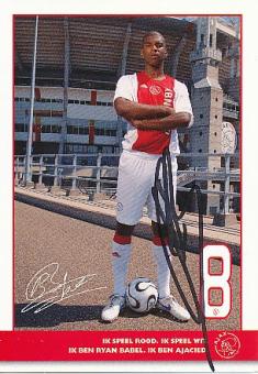 Ryan Babel  Ajax Amsterdam  Fußball Autogrammkarte original signiert 