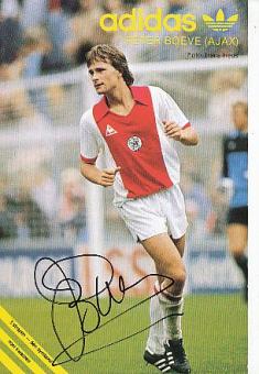 Peter Boeve  Ajax Amsterdam  Fußball Autogrammkarte original signiert 