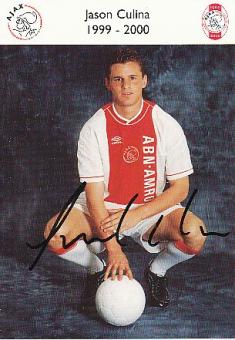 Jason Culina  Ajax Amsterdam  Fußball Autogrammkarte original signiert 
