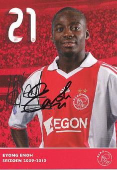 Eyong Enoh  Ajax Amsterdam  Fußball Autogrammkarte original signiert 