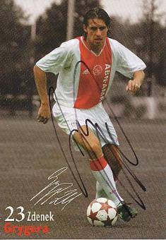 Zdenek Grygera  Ajax Amsterdam  Fußball Autogrammkarte original signiert 